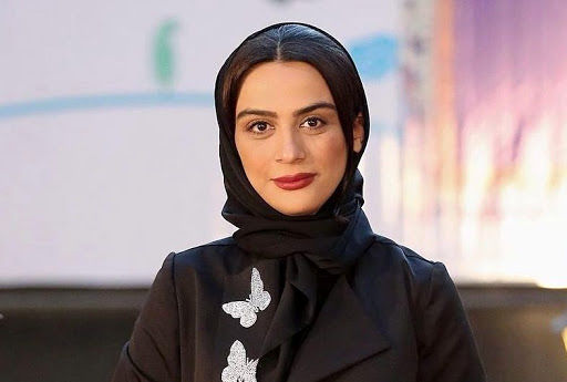 عکس قاجاری مارال فرجاد با ابروهای کمانی