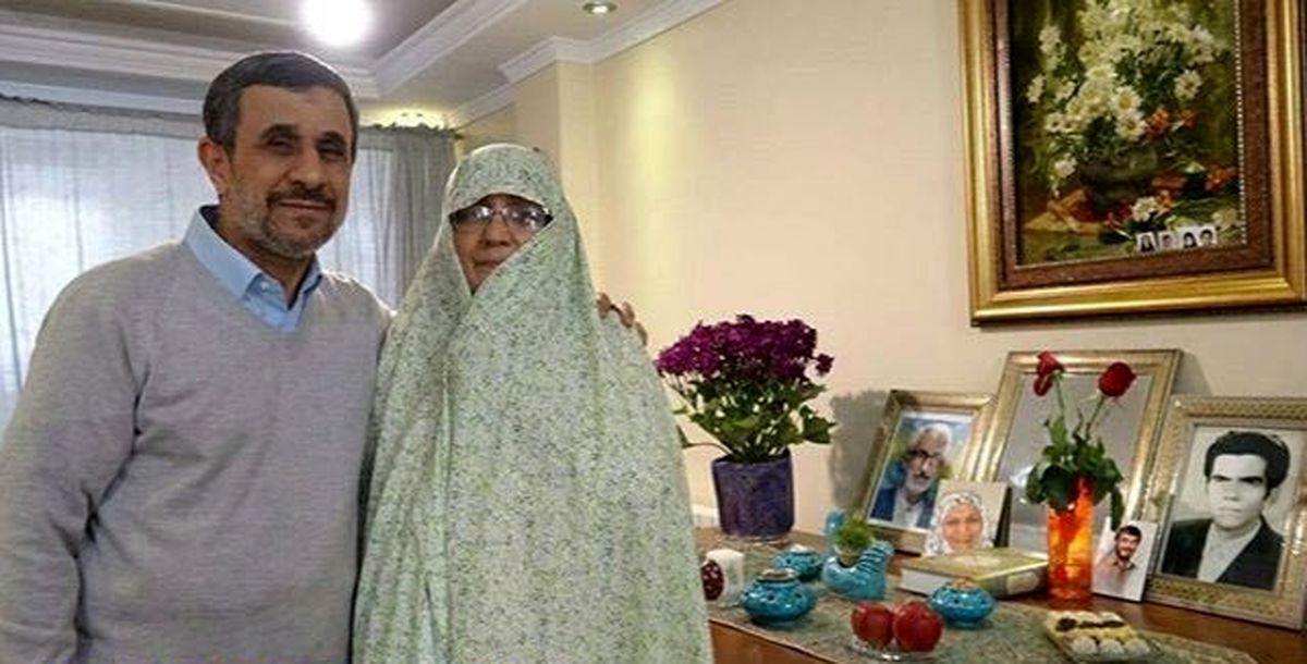 عکس دیده نشده از احمدی نژاد و همسرش در دبی