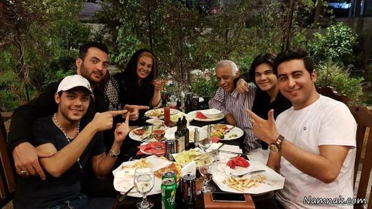نسرین مقانلو تصویری از یک دورهمی خانوادگی منتشر کرد ...+عکس