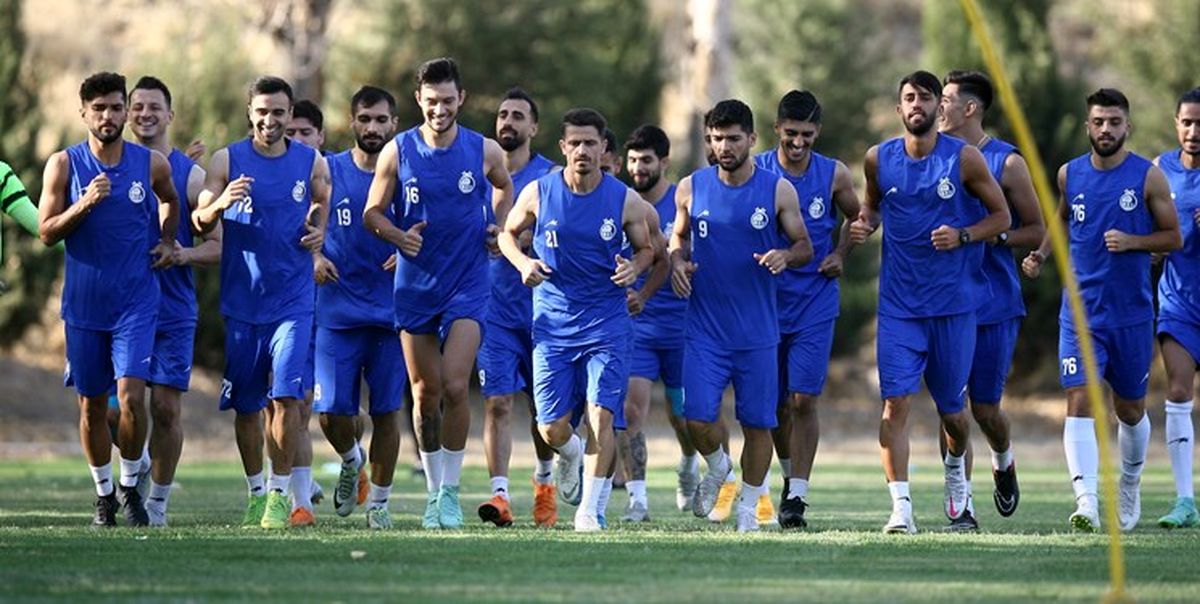 گزارش اولین تمرین استقلال در دوران مدیریت جدید
