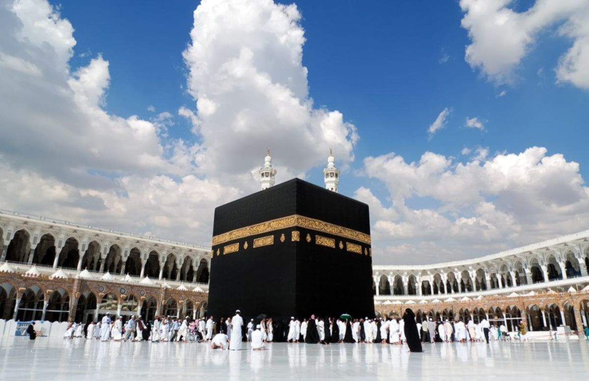 تصویر دیدنی از خانه کعبه و مسجدالحرام از فضا